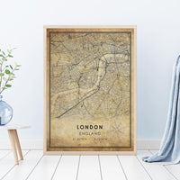 London, England Map