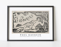 Paul Gauguin - Tahitian Woman, headpiece for Le sourire 1899-1900