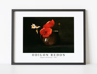 Odilon Redon - Poppies and Daisies 1867