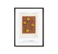 E.A.Seguy - Flower pattern Art Deco stencil print in oriental style (3)
