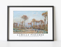 Camille Pissarro - The Road to Versailles, Louveciennes Morning Frost 1871