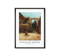 winslow homer - French Farmyard -1867