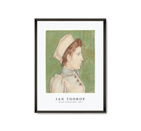 Jan Toorop - Portrait of Nurse Nelly (1894)