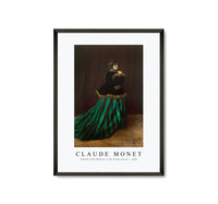 Claude Monet - Camille (The Woman in the Green Dress) 1866