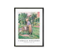 Camille Pissarro - A Washerwoman at Éragny 1893