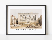 David Roberts - Portico of the Temple of Kalabshi-1796-1864
