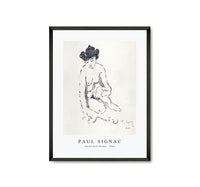 Paul Signac - Seated Nude Woman (1906)