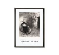 Odilon Redon - A Long Chrysalis, the Color of Blood 1889