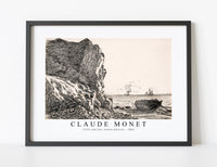 Claude Monet - Cliffs and Sea, Sainte-Adresse 1864