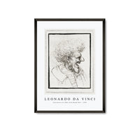 Leonardo Da Vinci - Caricature of a Man with Bushy Hair 1495