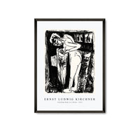 Ernst Ludwig Kirchner - Standing Nude in a Room 1921