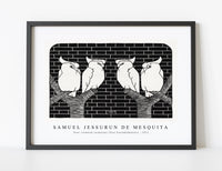 Samuel Jessurun De Mesquita - Four crowned cockatoos (Vier kroonkaketoes) (1912)