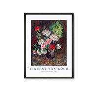Vincent Van Gogh-Vase with Carnations 1886