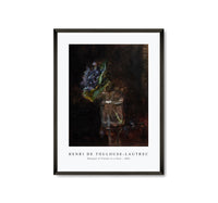 Henri De Toulouse–Lautrec - Bouquet of Violets in a Vase 1882