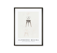 Alphonse Mucha - Stool for Fouquet boutique 1869-1939