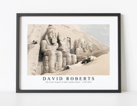 David Roberts - The Great Temple of Aboo Simble Nubia-1796-1864