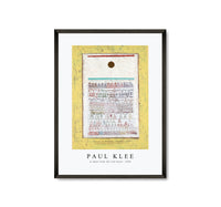 Paul Klee - A sheet from the city book 1928