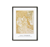 Jan Toorop - Woman Lying in the Dunes near Noordwijk (1902)