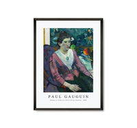 Paul Gaugin - Woman in front of a Still Life by Cézanne 1890