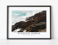 winslow homer - High Cliff, Coast of Maine-1894