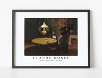 Claude Monet - Interior, after Dinner 1868-1869