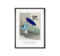 Ogata Gekko - Flowering Hedge (1887–1896)