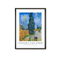 Vincent Van Gogh - Road with Cypress and Star 1890