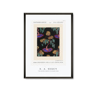 E.A.Seguy - Tree pochoir pattern in oriental style