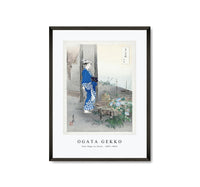 Ogata Gekko - Poet Kaga no Chiyo (1887–1896)