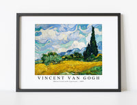 Vincent Van Gogh - Wheat Field with Cypresses 1889