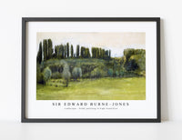 Sir Edward Burne Jones - Landscape - Study painting in high resolution by Sir Edward Burne–Jones