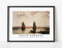 David Roberts - Statues of Memnon at Thebes during the inundation-1796-1864