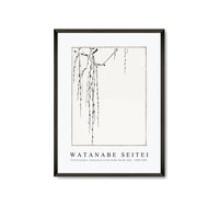 Watanabe Seitei - Tree branches. Illustration from Seitei Kacho Gafu 1890-1891