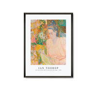 Jan Toorop - Portrait of Mrs Marie Jeannette de Lange (1900)