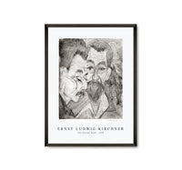 Ernst Ludwig Kirchner - Two Peasant Heads 1920