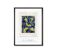 E.A.Seguy - Butterfly pochoir pattern in Art Nouveau oriental style