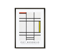 Piet Mondrian - Composition in White, Red, and Yellow painting 1936