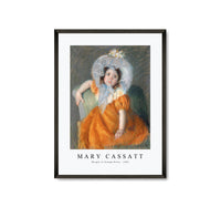 Mary Cassatt - Margot in Orange Dress 1902