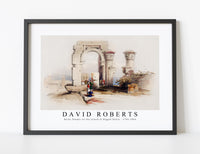 David Roberts - Ruins Temple on the Island of Biggeh Nubia-1796-1864