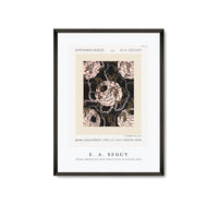 E.A.Seguy - Flower pattern Art Deco stencil print in oriental style