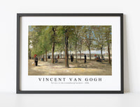 Vincent Van Gogh - Terrace in the Luxembourg Gardens 1886