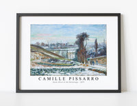 Camille Pissarro - Snow effect at the Hermitage 1875