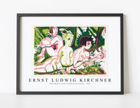 Ernst Ludwig Kirchner - Nude Women with a Child in the Forest 1925