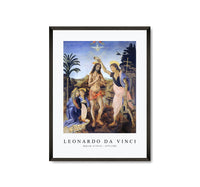 Leonardo Da Vinci - Baptism of Christ 1470-1480