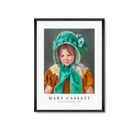 Mary Cassatt - Sara in a Green Bonnet 1901
