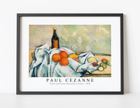 Paul Cezanne - Bottle and Fruits (Bouteille et fruits) 1890