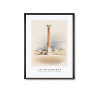 David Roberts - Pompey's Pillar Alexandria-1796-1864