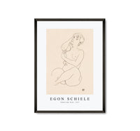 Egon Schiele - Naked lady. Nude 1917