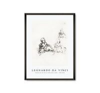 Leonardo Da Vinci - Studies for the Christ Child with a Lamb 1503-1506