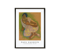 Paul Gauguin - Crouching Tahitian Woman 1891-1893